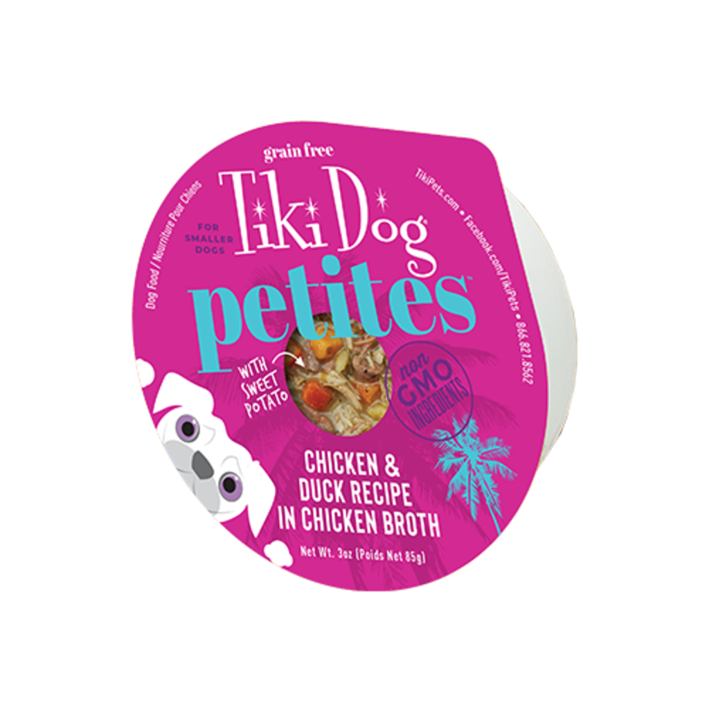 Tiki Pets Tiki Dog - Aloha Petit Chien - Poulet & Canard