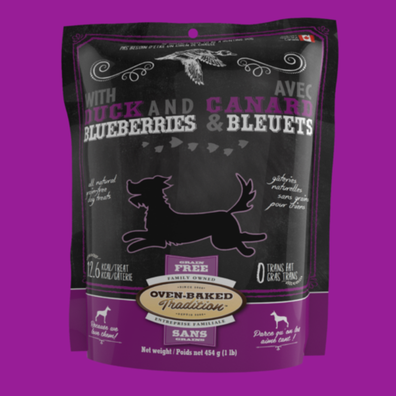 Oven-Baked Oven-Baked - Biscuits Sans Grains - Canard- 454g