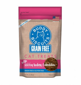 Cloudstar Buddy Biscuits - Gâterie Tendre Pour Chat Sans Grains - Dinde & Fromage 85g
