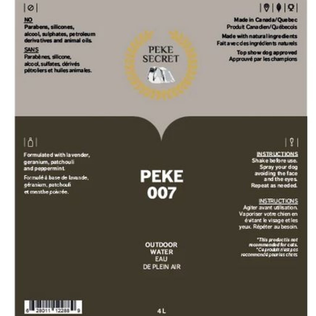 Peke Secret Peke Secret - "Peke 007" Eau De Plein Air - 250 ml