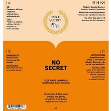 Peke Secret Peke Secret - "No Secret" Shampoing Sans Rincages - 250 ml