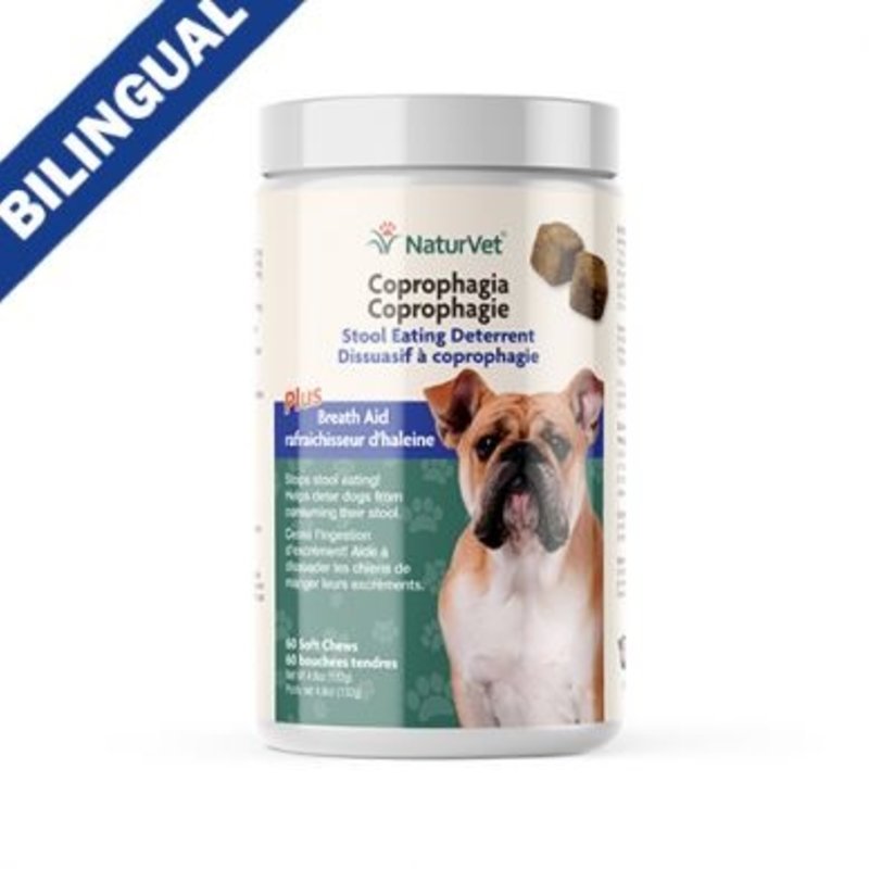 NaturVet NaturVet - Comprimés À Croquer Anti-Coprophagie Pour Selles (60 ct)