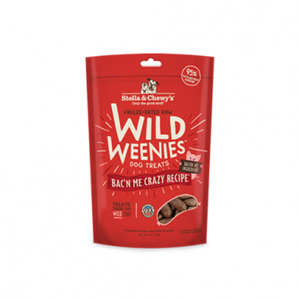 Stella & Chewy's Stella & Chewy's - "Wild Weenies" Fou Du Bacon Lyophilisé
