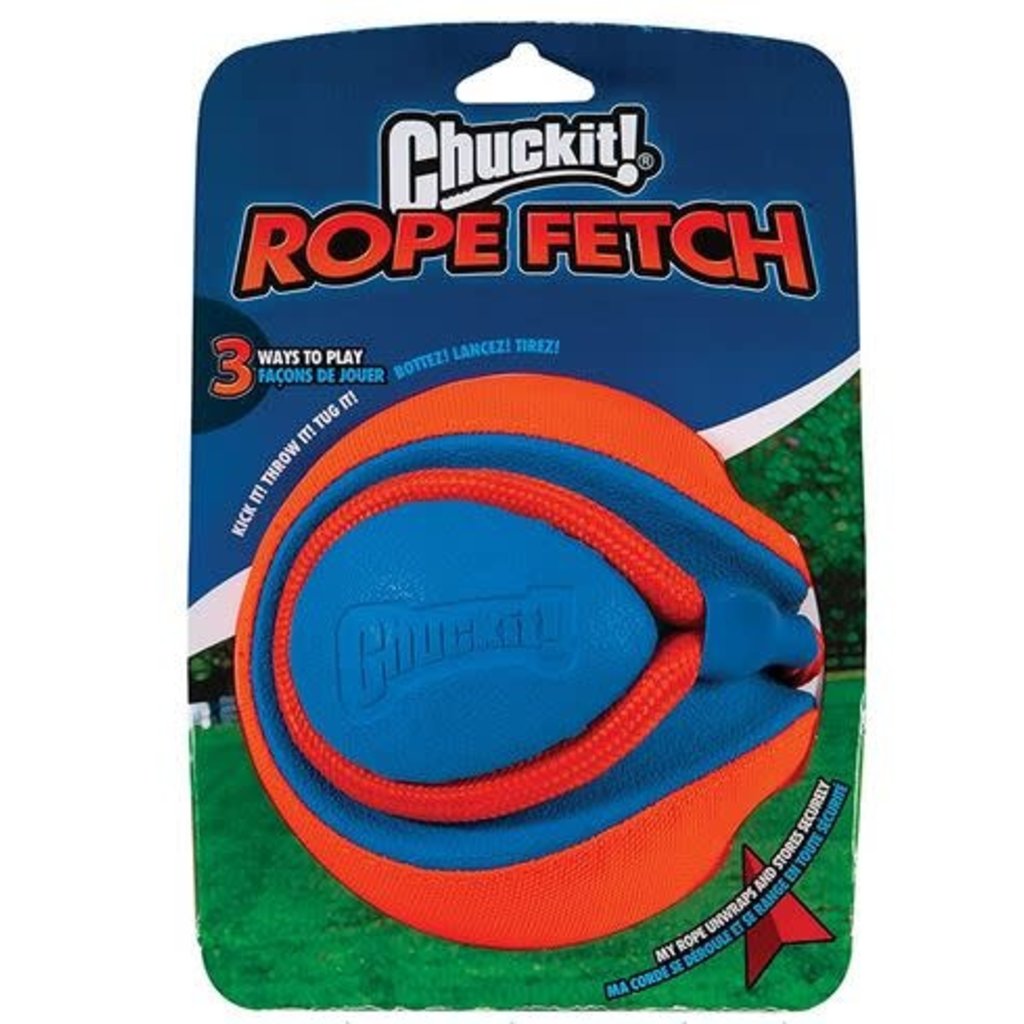 Chuckit! Chuckit! - Rope Fetch Balle Corde  3-en-1