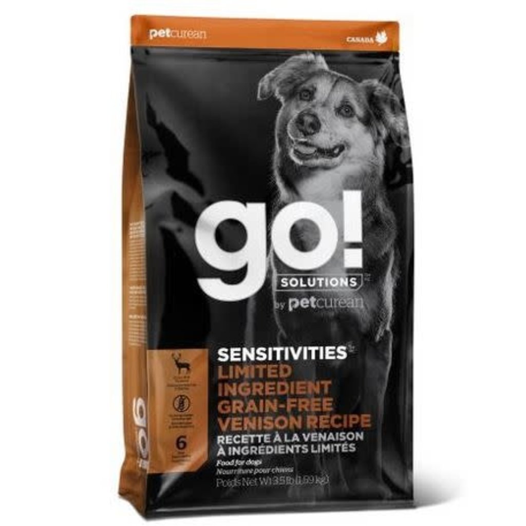 Petcurean GO Petcurean - Ingrédients Limités Venaison, pour Chien 1.59 kg