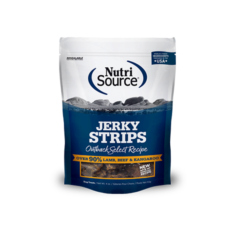 NutriSource NutriSource - Jerky Agneau, Boeuf Et Kangourou 113 g