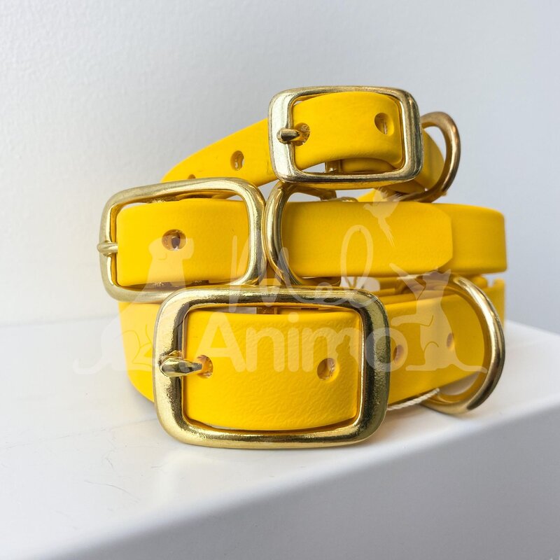 UrraCo Urra.co - Collier Biothane - Jaune