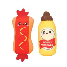 Hug Smart HugSmart - ''Meow Buddies'' Duo Hot-Dog Et Moutarde