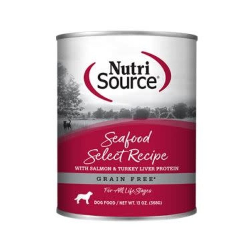NutriSource NutriSource -Nourriture Humide- Sans Grains - ''Seafood'' - Saumon & Dinde
