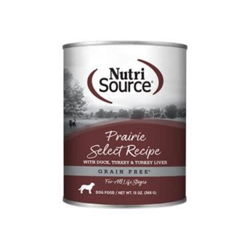 NutriSource NutriSource - Canne Sans Grains  ''Prairie'' Canard Et Dinde