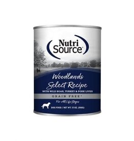 NutriSource NutriSource -Nourriture Humide- Sans Grains - ''Woodlands'' - Sanglier, Dinde & Porc