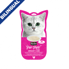 Kit Cat Kit Cat - Gâterie Crémeuse PLUS - Prévention Urinaire - Poulet  Et Des Canneberges - 4x 15g