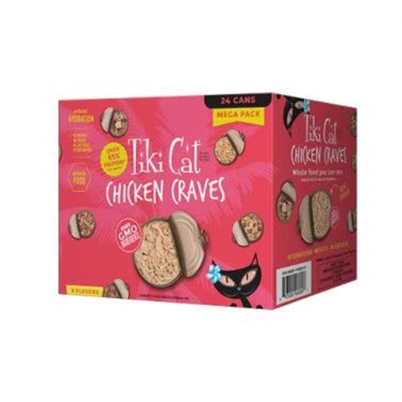 Tiki Pets Tiki Cat - Pâté De Poulet 24 x 2.8oz