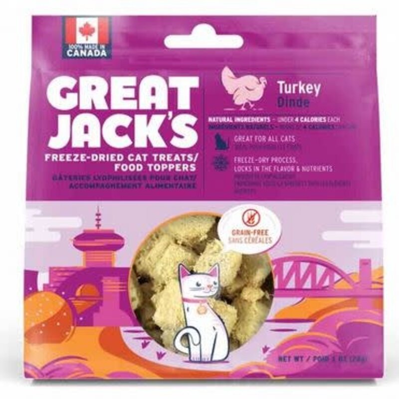 Canadian Jerky Company Great Jack's - Dinde Pour Chat