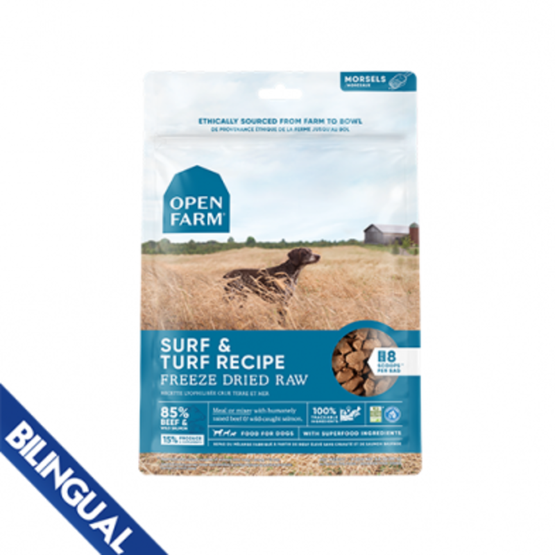 Open Farm Open Farm - ''Surf & Turf'' Recette Lyophilisée - 99g