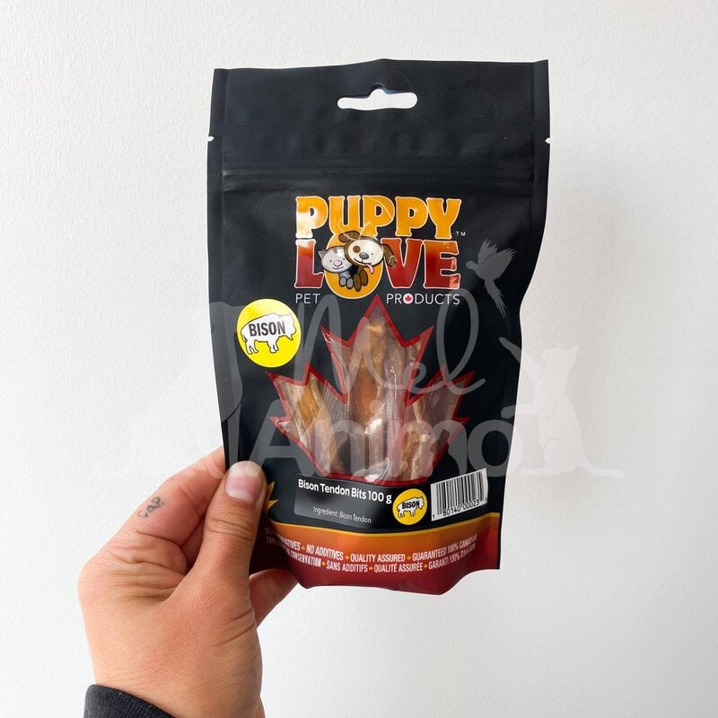 Puppy Love Puppy Love - Morceaux De Tendons De Bison - 100g