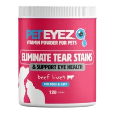 PetEyez PetEyez - Supplément Vitaminé Pour Chiens - Support Des Yeux Foie De Boeuf 120 Doses