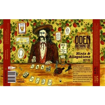 Oden Brewing Company Hints & Allegations Juicy IPA - 4 Pack