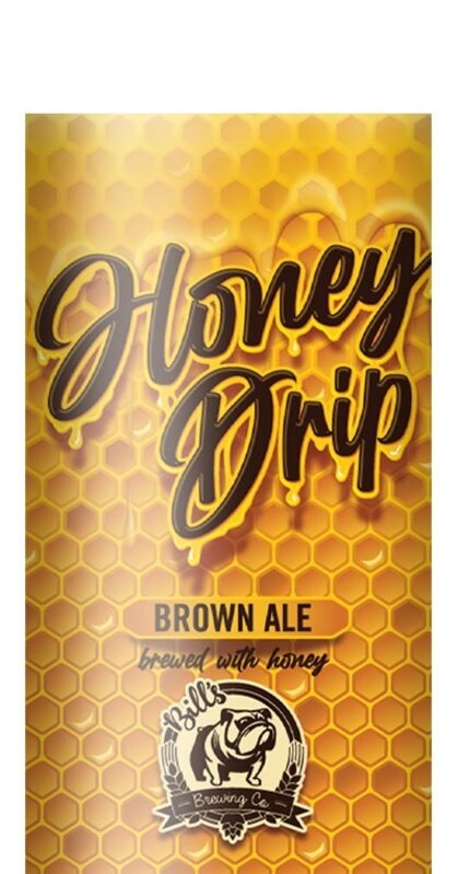 Bill's Brewing Company Bill's Brewing Company - Honey Drip Brown Ale - 1/6 Keg