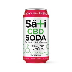 Säti Säti CBD Soda - Energy Berry 12oz Can