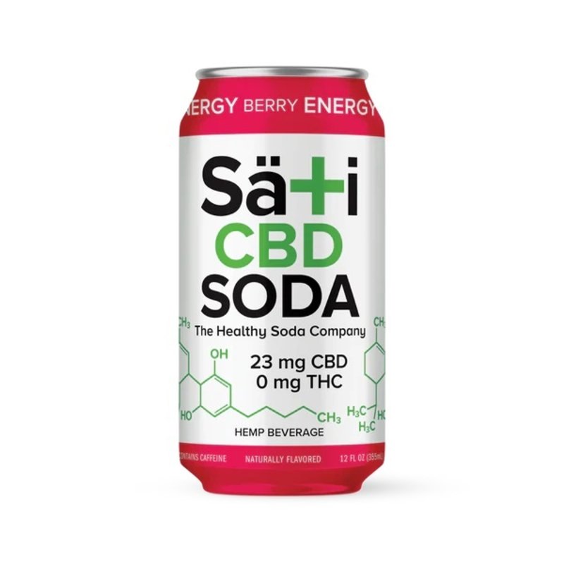 Säti CBD Soda - Energy Berry 12oz Can
