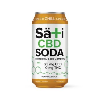 Säti Säti CBD Soda - Chill Ginger 12oz Can