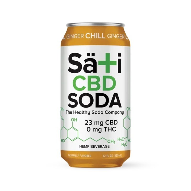 Säti CBD Soda - Chill Ginger 12oz Can