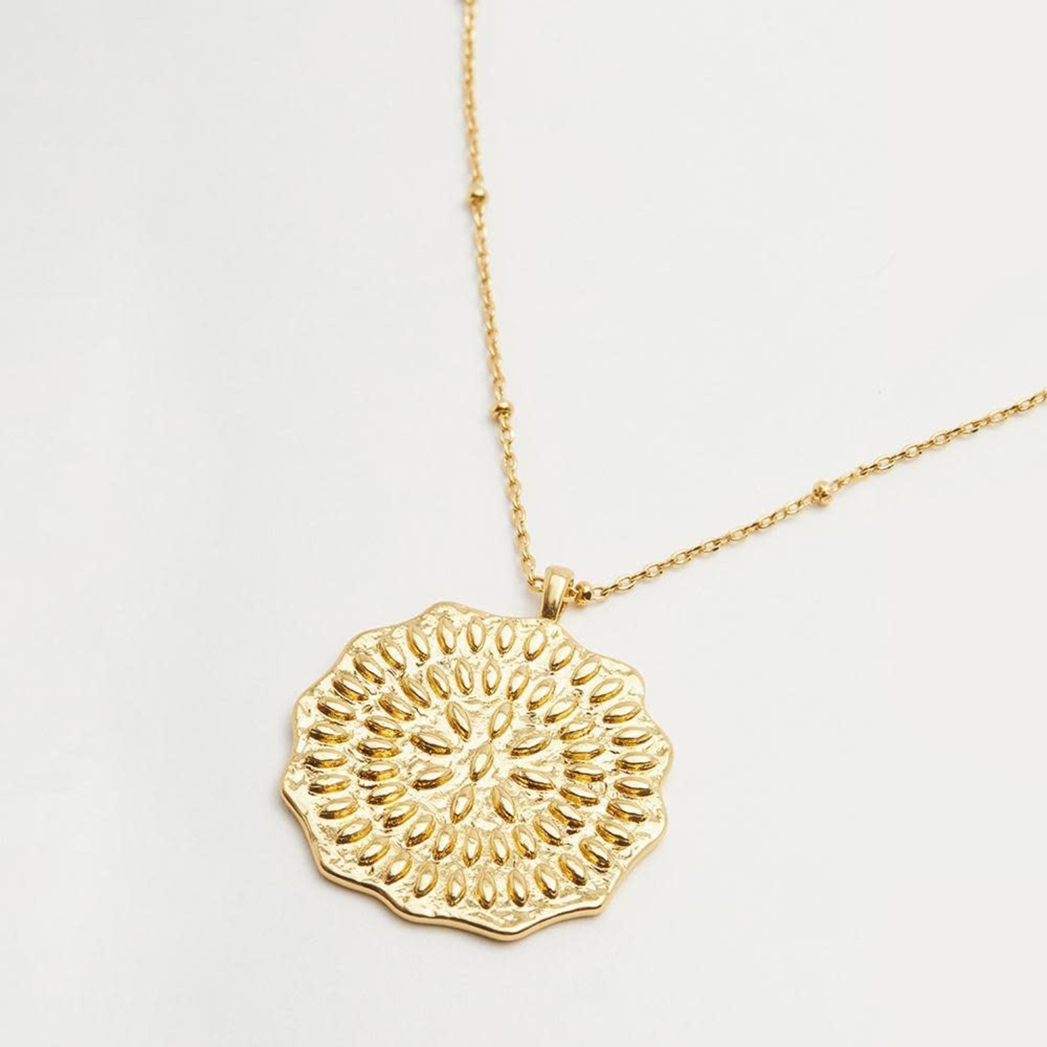 Mosaic Coin Necklace - Lily + James