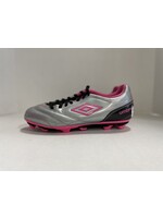 Umbro UMBRO SOCCER SHOE SIL/PNK SZ 7.5