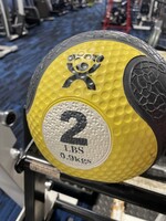 CanDo 2LB CanDo Rubber Medicine Ball