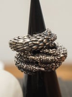 Sterling  Silver Pangolin Ring L