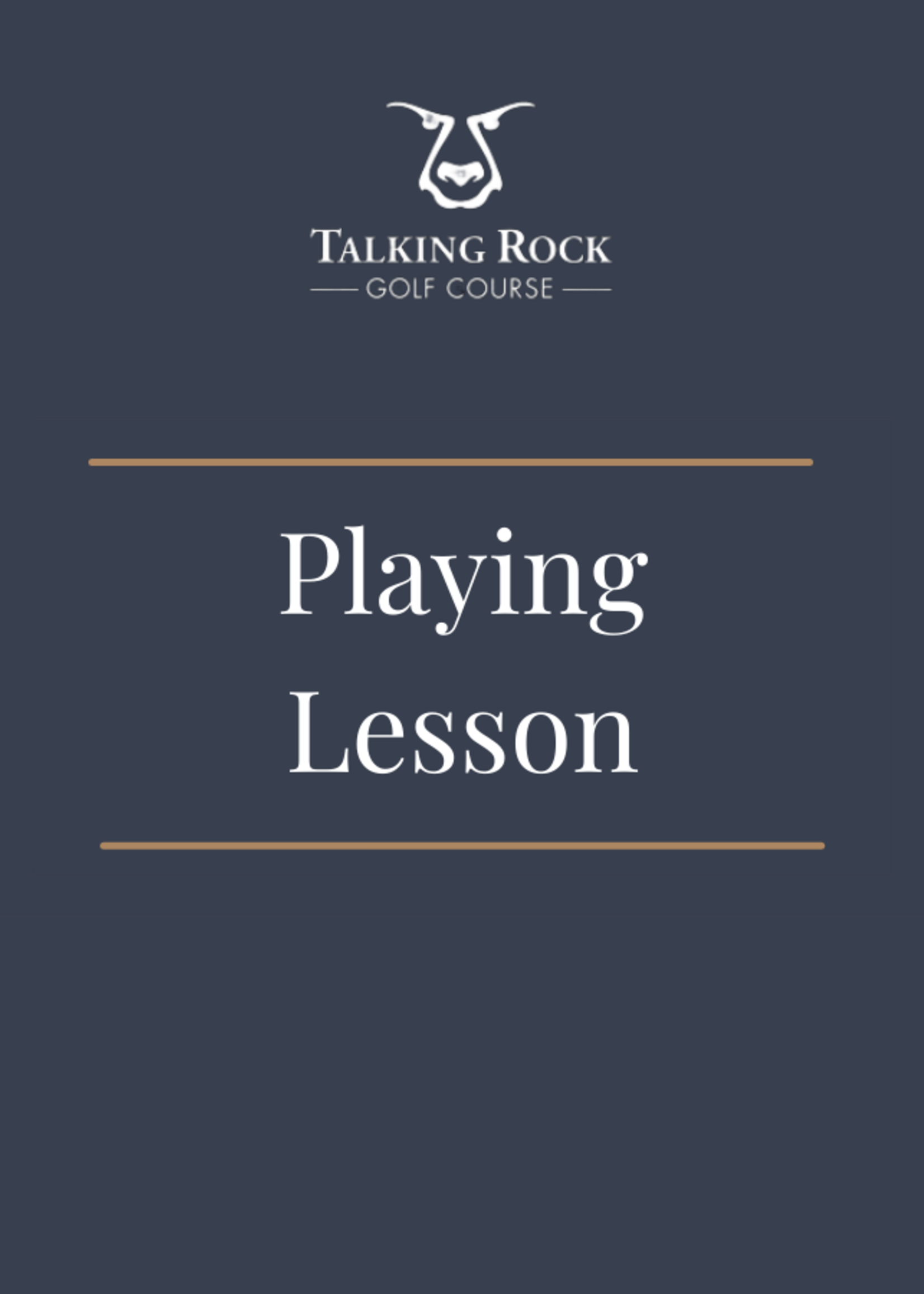 Playing Lesson - 9 Holes