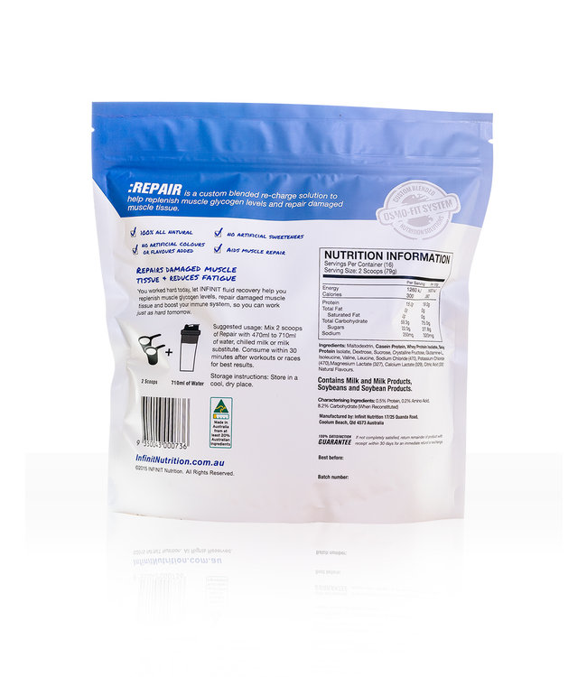 INFINIT NUTRITION REPAIR VANILLA