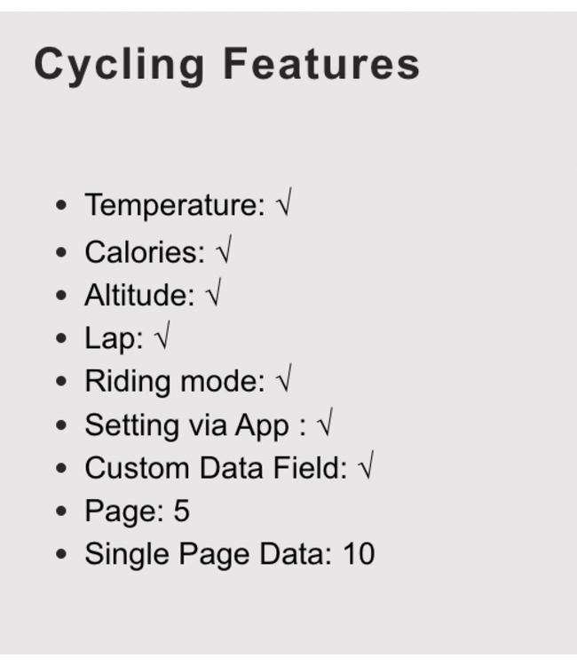 IGS GPS CYCLING COMPUTER 620