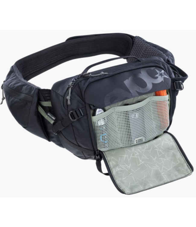 EVOC HIP PACK 3L + 1.5L BLADDER BLACK