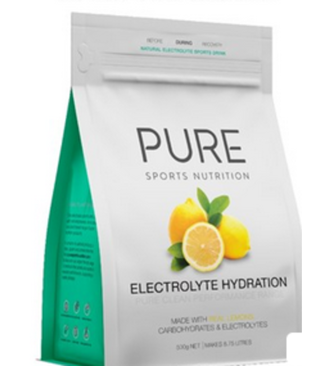 PURE ELECTROLYTE HYDRATION (18) 500g LEMON (WADA batch tested)
