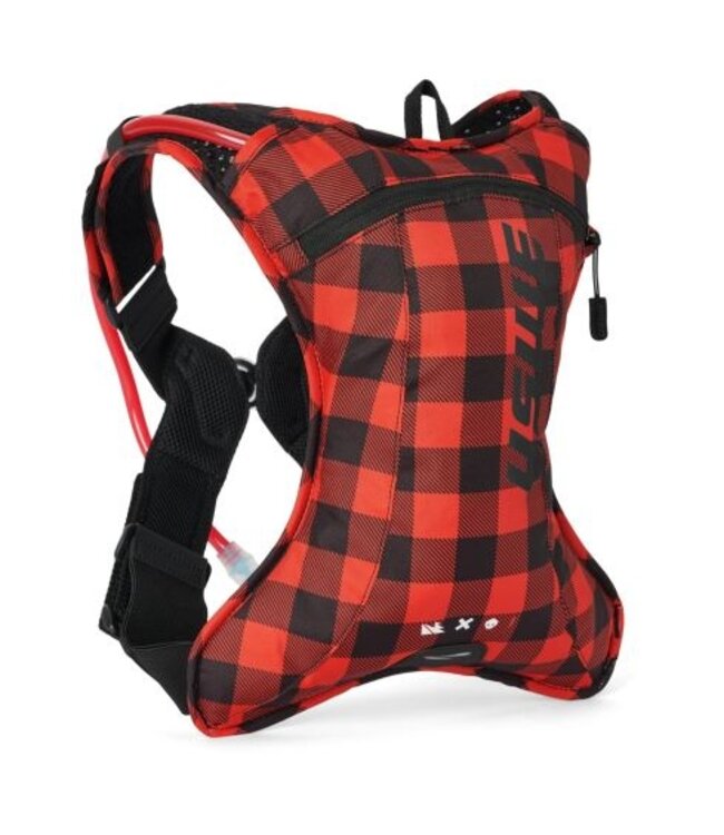 USWE OUTLANDER XC 2L HYDRATION PACK FLANNEL RED/BLK