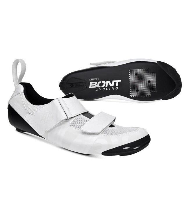 BONT RIOT TR+ WHITE STANDARD FIT 45