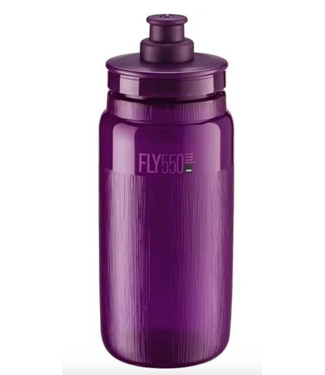 ELITE Elite Fly Tex Water Bottle 550ml Purple Clear