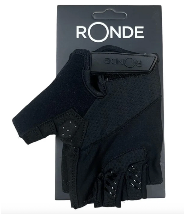 Ronde Mens Cycling Glove Short Finger Black