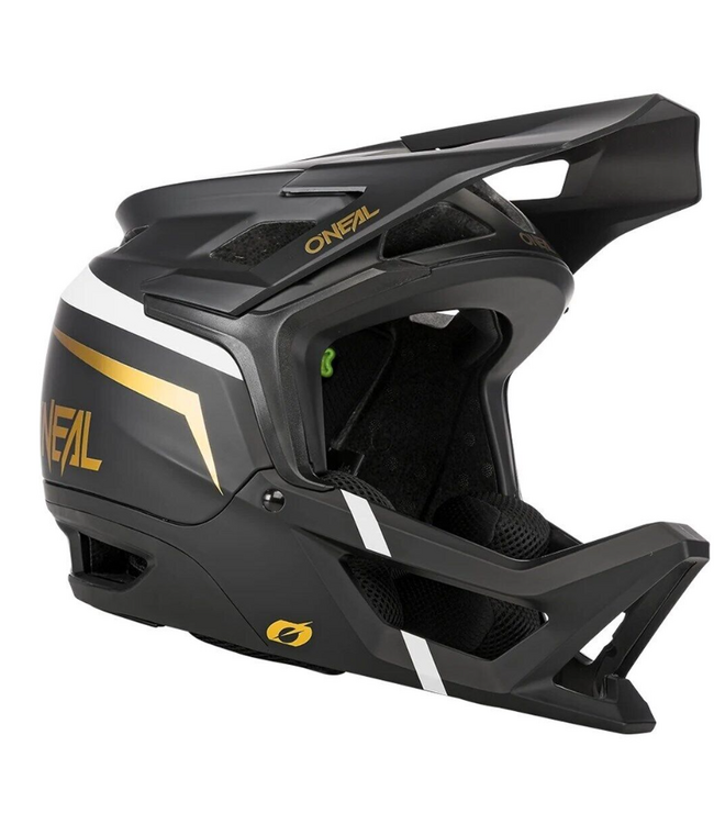 O'NEAL TRANSITION HELMET FLASH BLK/WHT/GLD