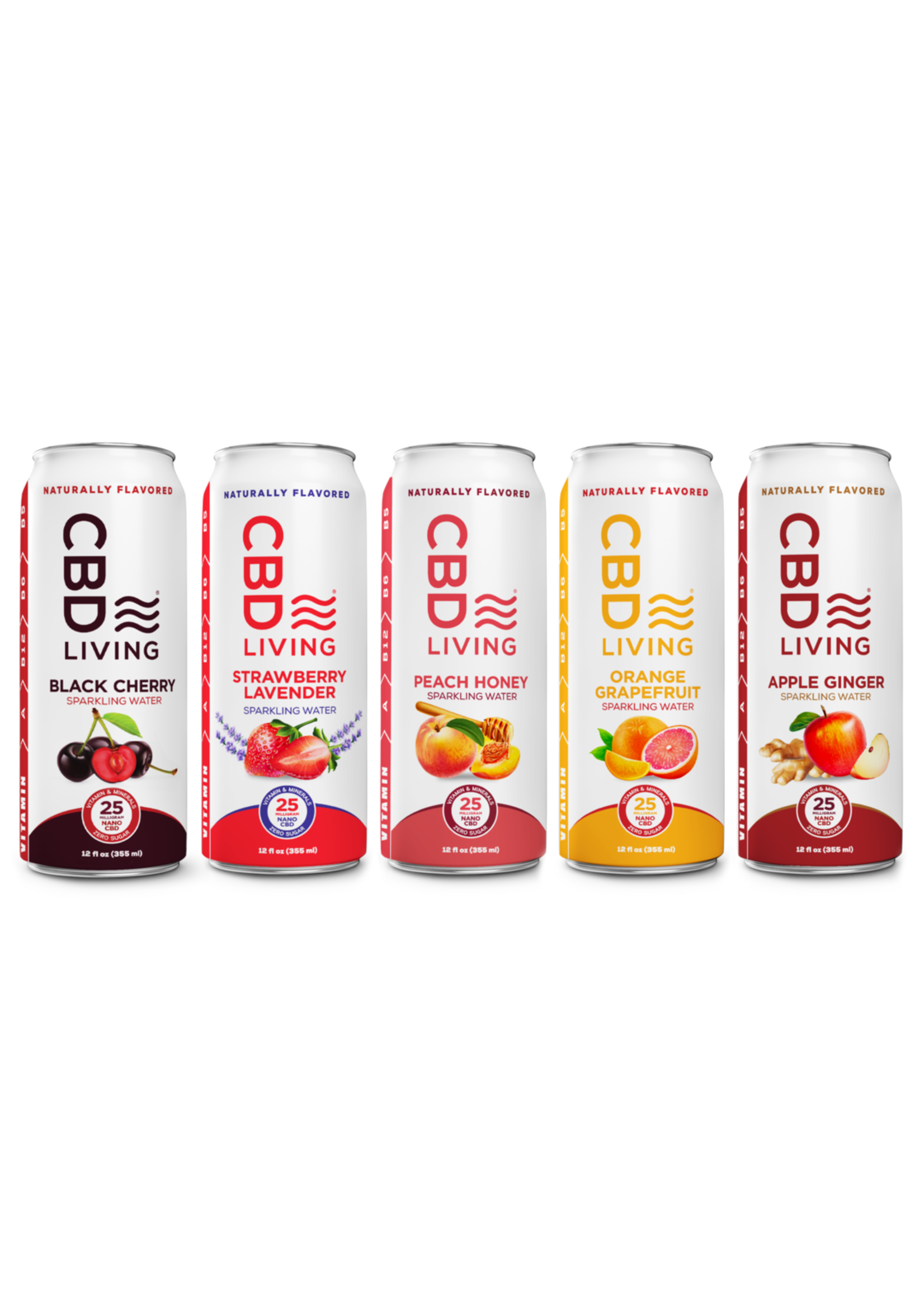 CBD living Sparkling Water