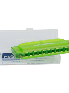 Cascha Music Cascha Fun Blues Harmonica in C - Green
