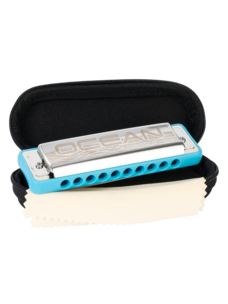 Cascha Music Cascha Ocean Rock Blues Harmonica in C Diatonic - Blue