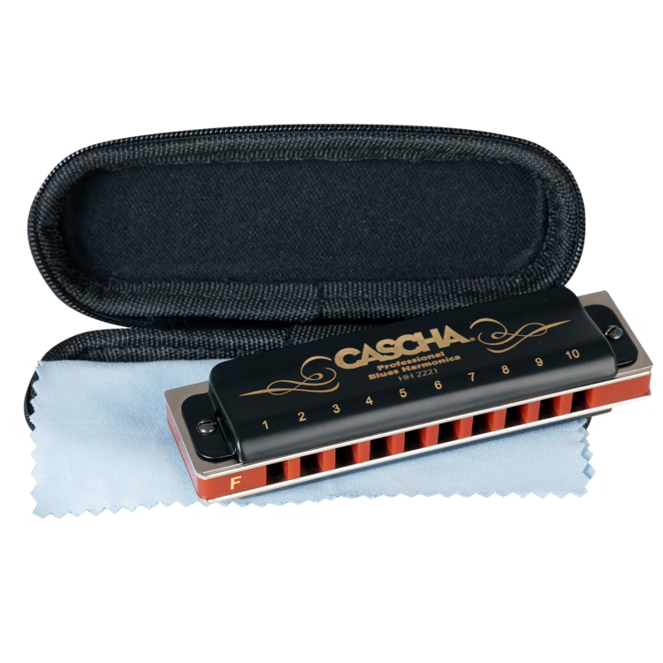Cascha Music Cascha Professional Blues Harmonica in F