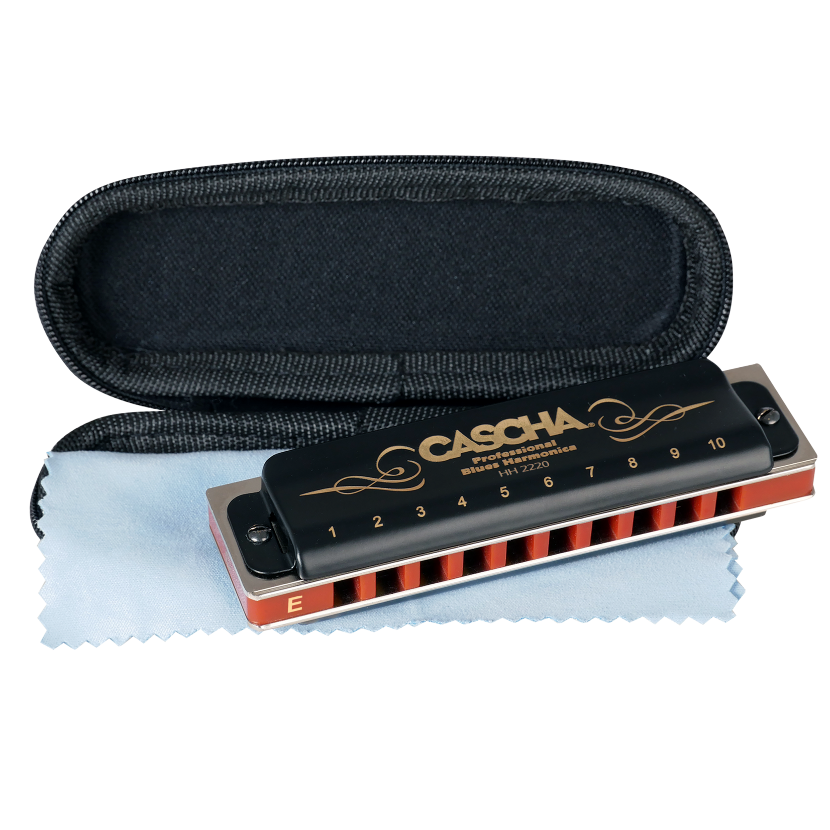 Cascha Music Cascha Professional Blues Harmonica in E