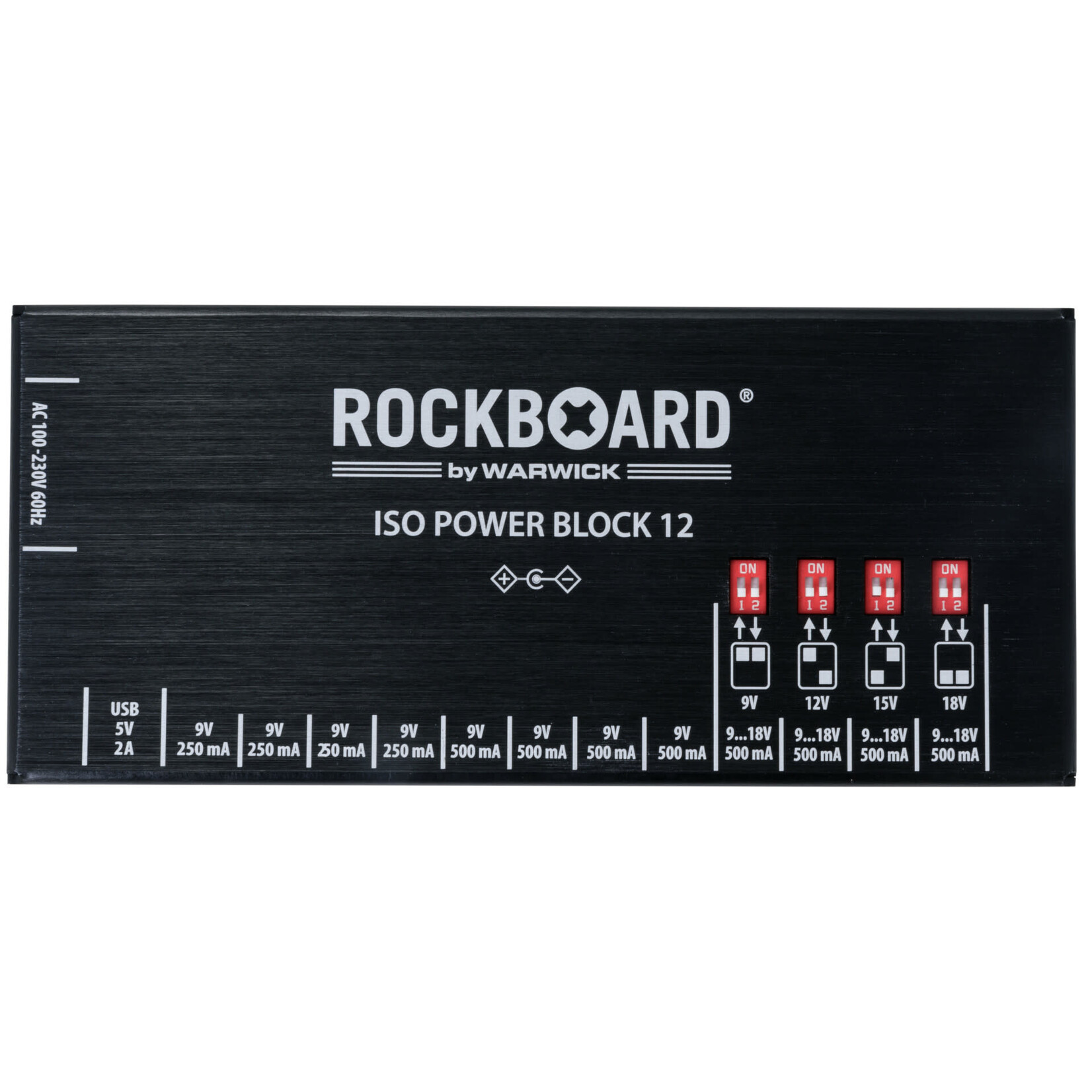 Rockboard RockBoard ISO Power Block V12 IEC - Isolated Multi Power Supply