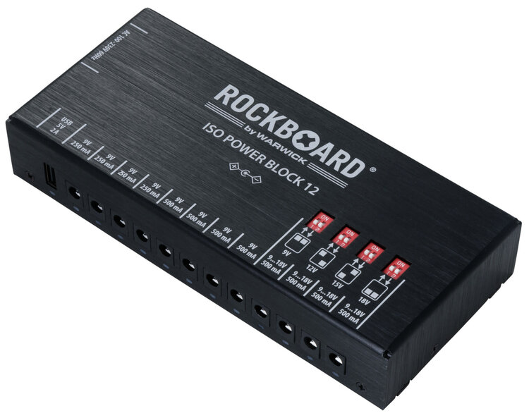 Rockboard RockBoard ISO Power Block V12 IEC - Isolated Multi Power Supply
