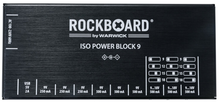 Rockboard RockBoard ISO Power Block V9 IEC - Isolated Multi Power Supply