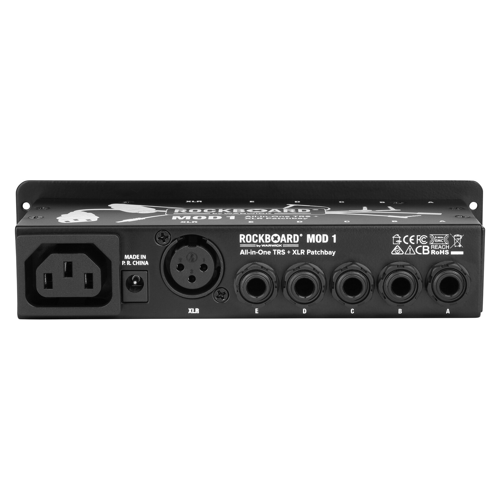 Rockboard RockBoard MOD 1 V2 - All-in-One TRS & XLR, IEC & Barrel Patchbay